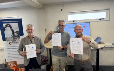 STRAATWERK Nederland, SKG-IKOB en Stichting KBR Straatwerk ondertekenen intentieverklaring voor één landelijke kwaliteitsregeling voor straatwerk
